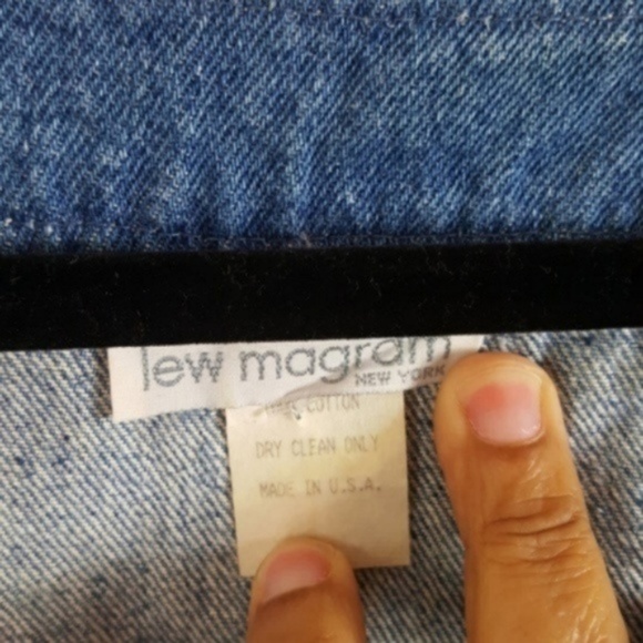 Denim Sleeveless Dress with Button Jewels - Picture 5 of 5